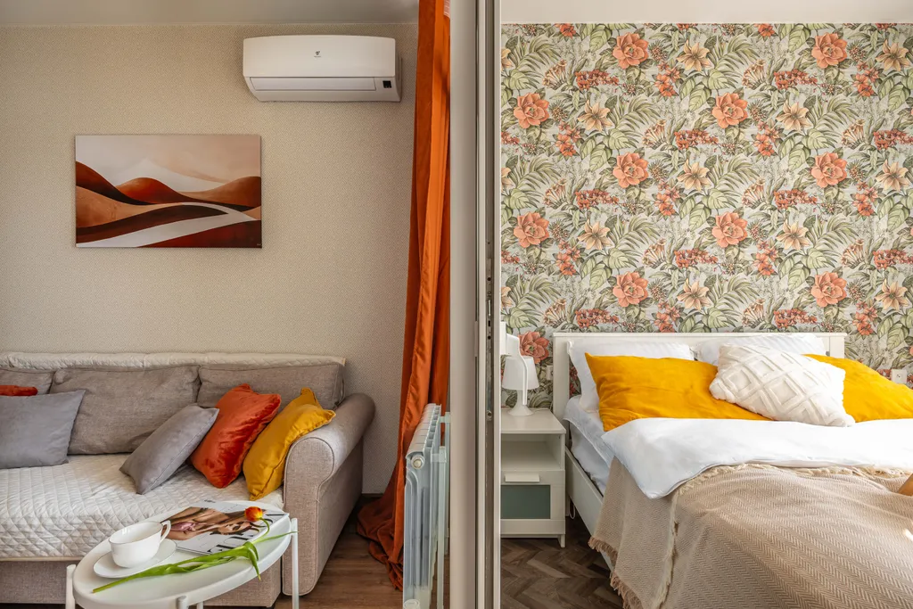 Студия с душой и видом на Дон из окна спальни