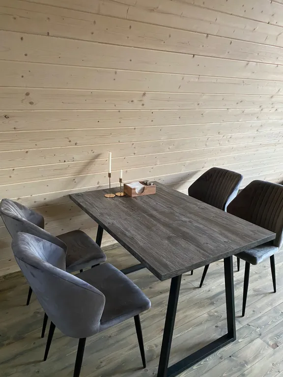 Стильный домик Aframe с баней и бассейном