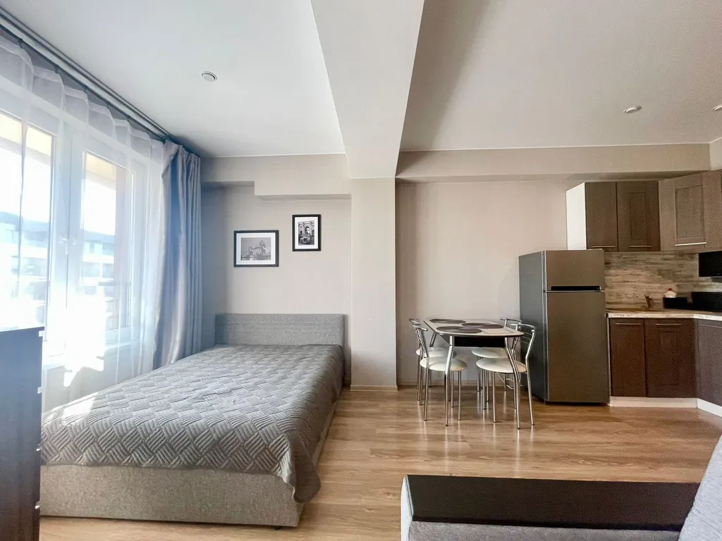 Уютная студия c великoлeпным видoм