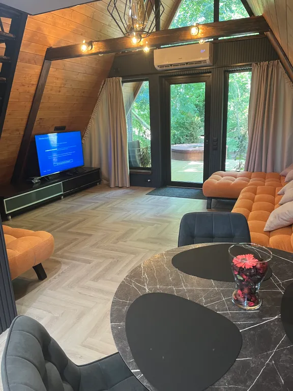 Треугольный дом в стиле A-frame