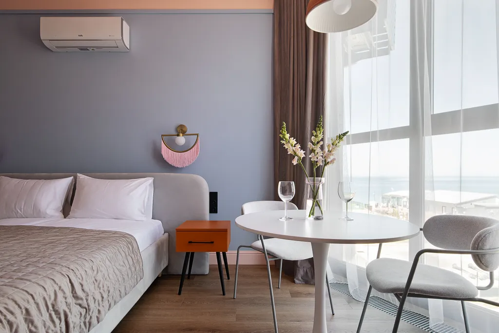 Квартира Студия Pavlov Розовый закат с видом на море — аренда посуточно в Зеленоградск