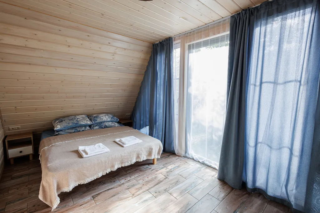 Коттедж Коттедж А-фрейм для отдыха в дубовом лесу — Кузяево