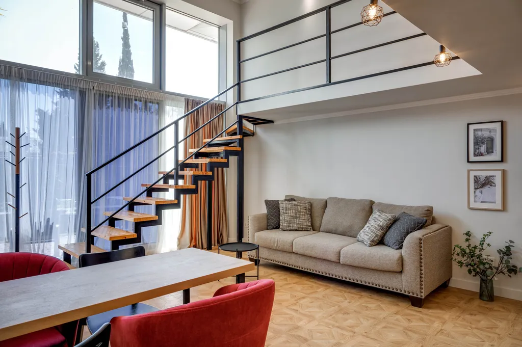 Двухуровневая студия на 1 этаже