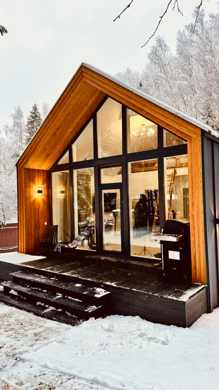 Коттедж Дом с сибирским банным чаном в лесу — аренда посуточно в Волоколамск