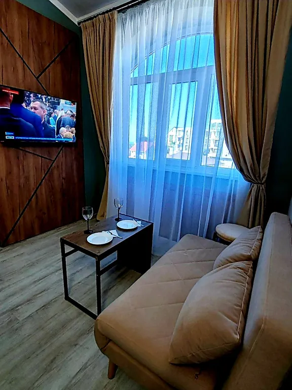 Квартира Квартира Мансардная студия с боковым видом на море — Адлер