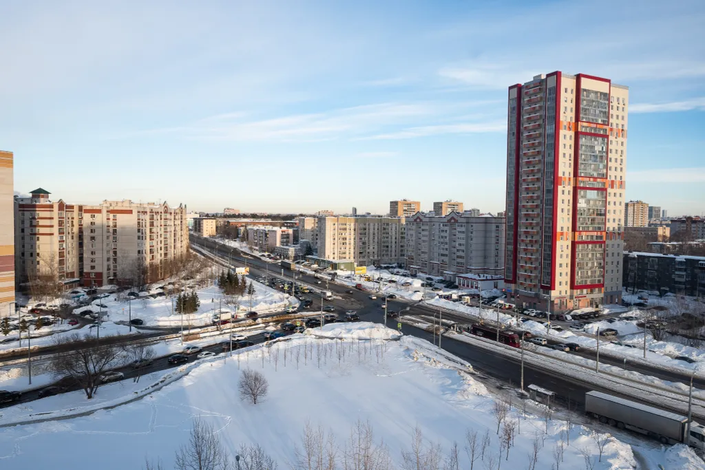 Квартира Казань Хоум Квартира с панорамным балконом и видом на город — Казань