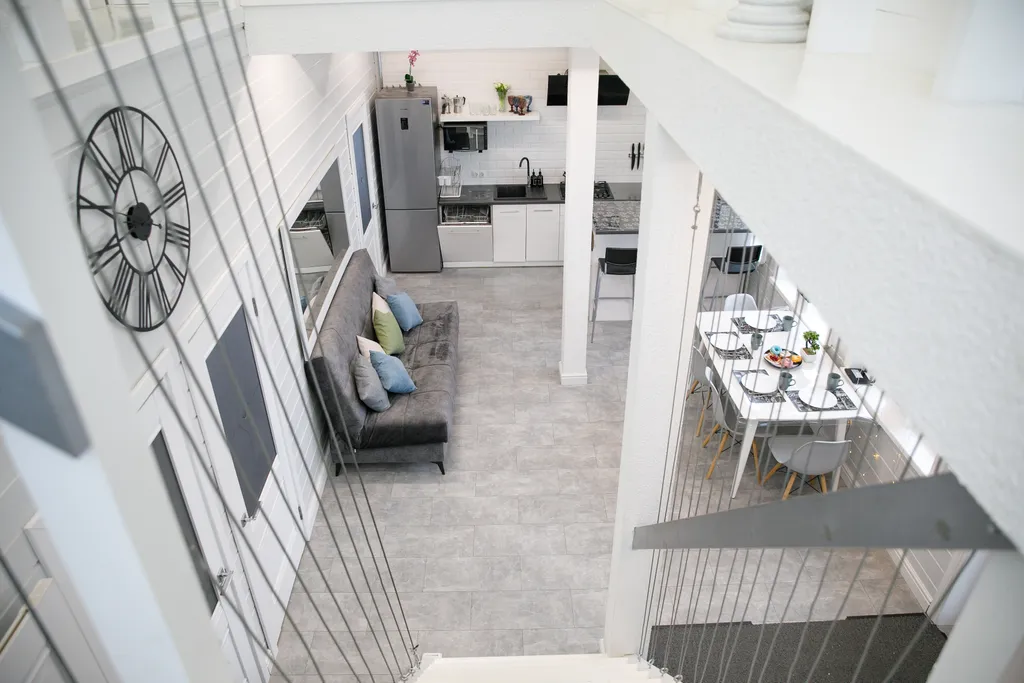 Коттедж Солнесная гора-Сяпся с сауной, 3 спальнями и видом на озеро