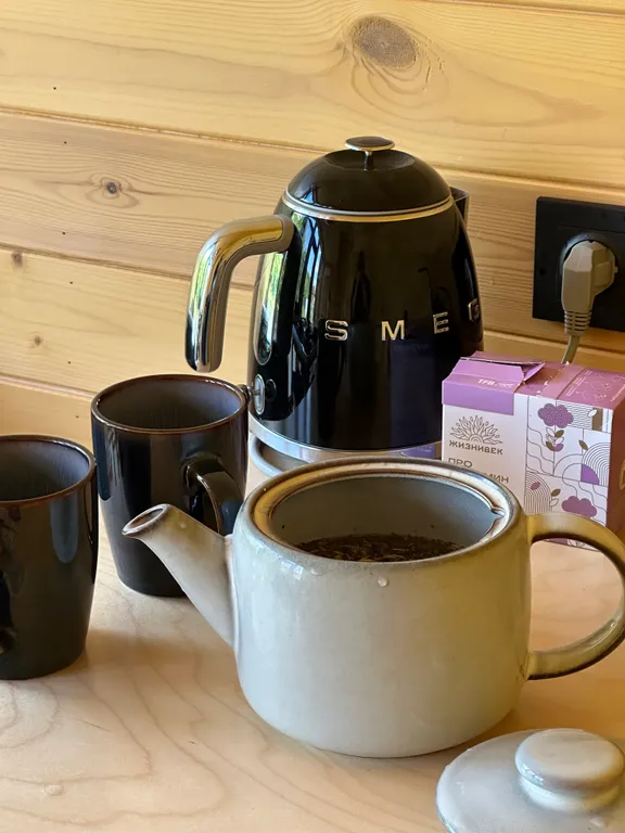 Барнхаус с чаном и бассейном