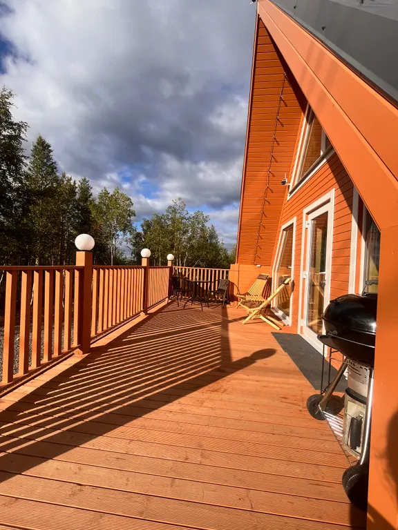 Домик а-фрейм на участке 10 соток