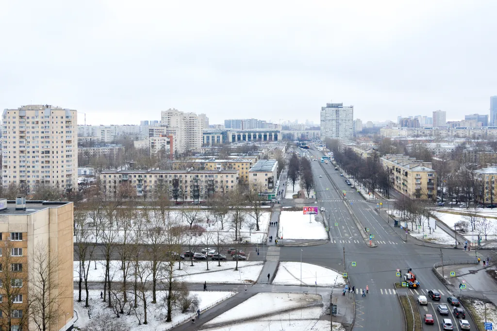 Квартира Квартира Студия с двумя видами на город — Санкт-Петербург