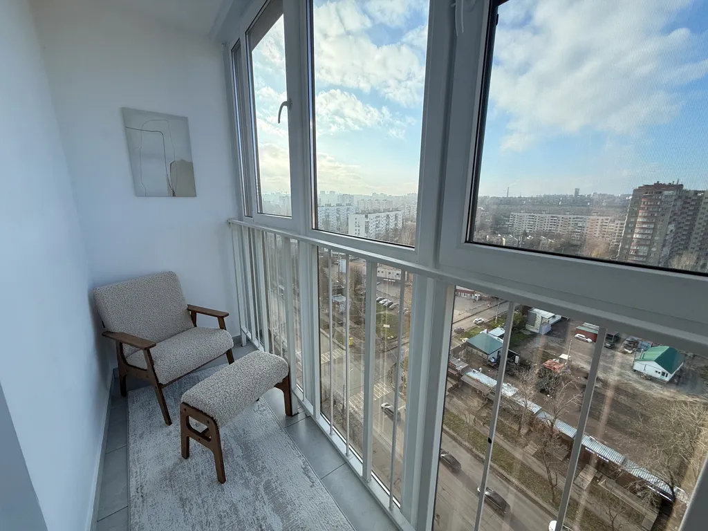 Просторная квартира с видом на город