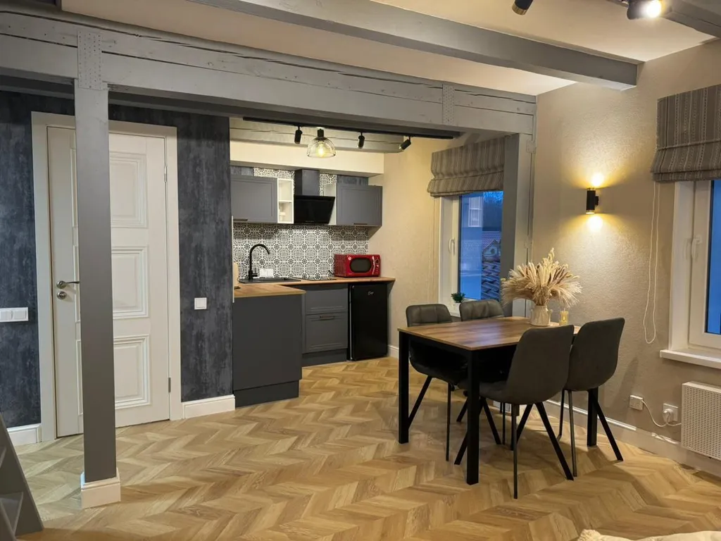 Квартира Атмосферная квартира рядом с морем и парком A&J Apartment — Зеленоградск