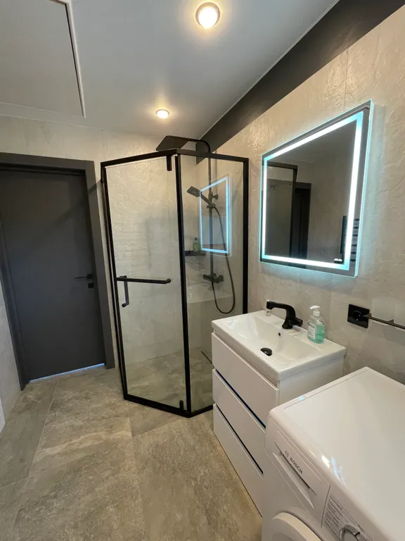 Коттедж Коттедж Фахверк с панорамным остеклением — Васькино