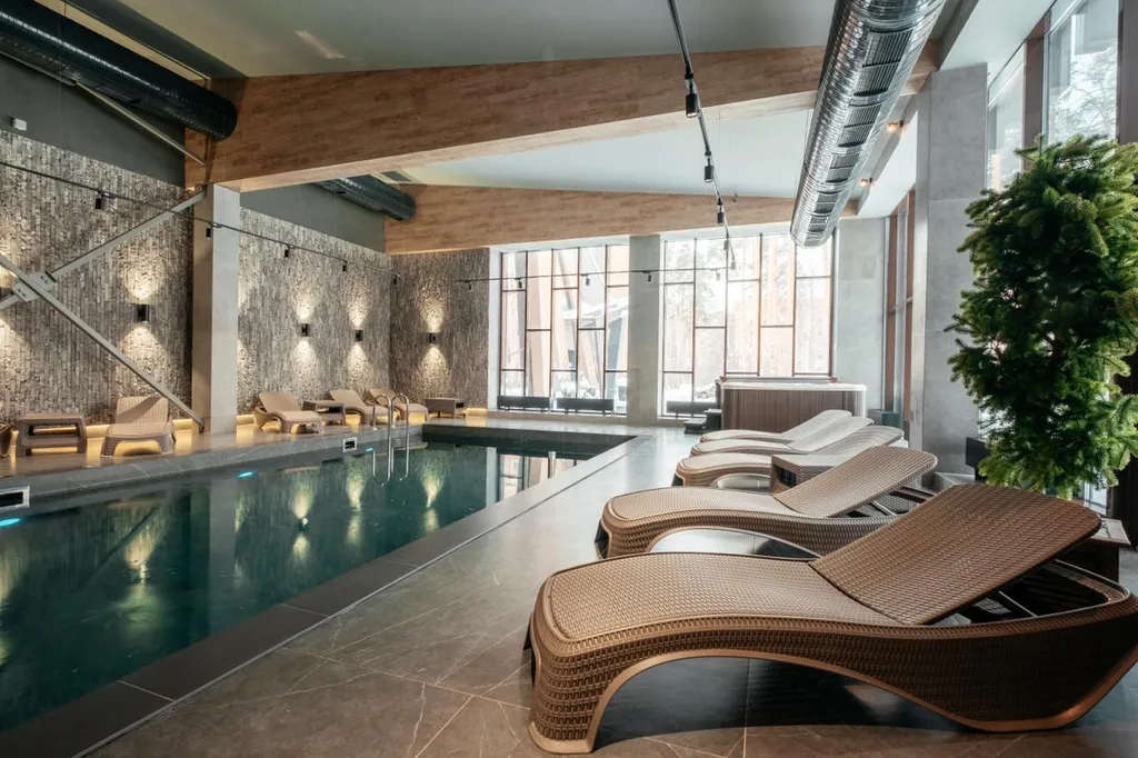 Апартамент в скандинавском парк-отеле Еловое