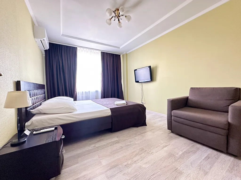 Уютные однокомнатные апартаменты рядом с ТЦ Парк Хаус