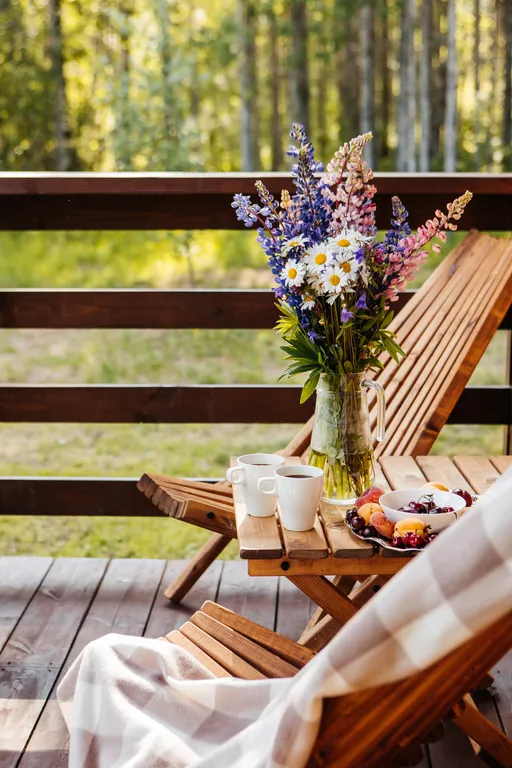 Уютный дом на берегу озера "Прозрачный берег №5"