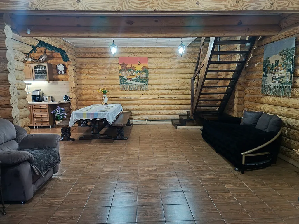 Уютный дом с бильярдом и сауной на побережье водохранилища