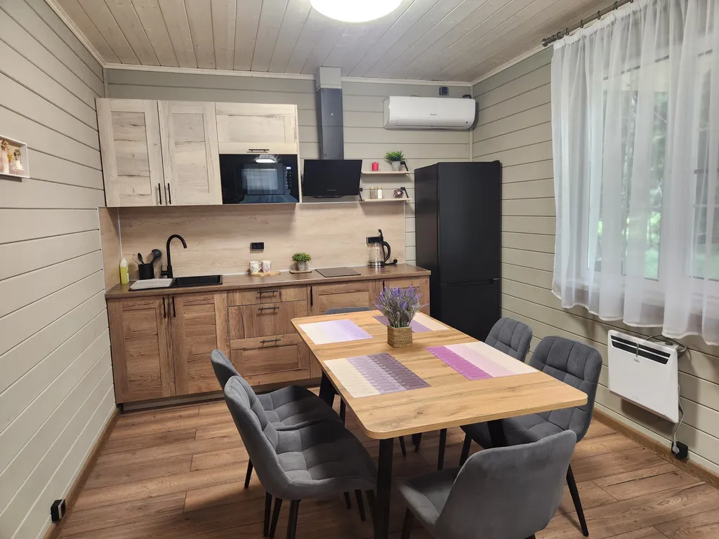 Коттедж Коттедж в Forest House с сауной в лесу — Никулино