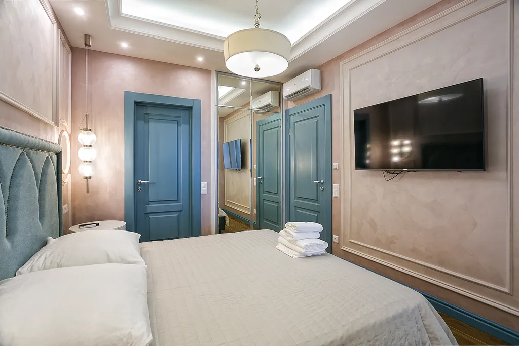 Апартамент с панорамой на море с террасой и 2 санузлами