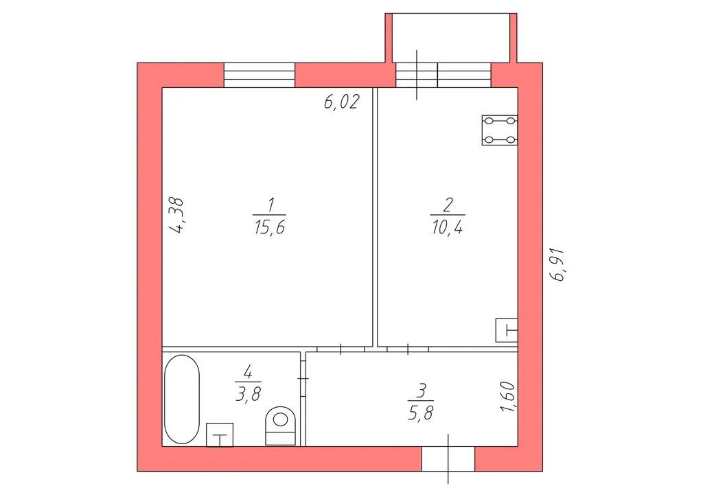 Квартира Уютная квартира для визитов и деловых поездок — Ярославль