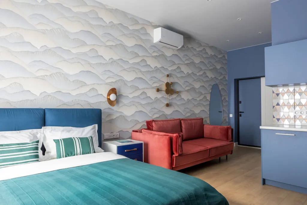 Квартира Дизайнерская студия с качелью в центре на набережной — аренда посуточно в Калининград