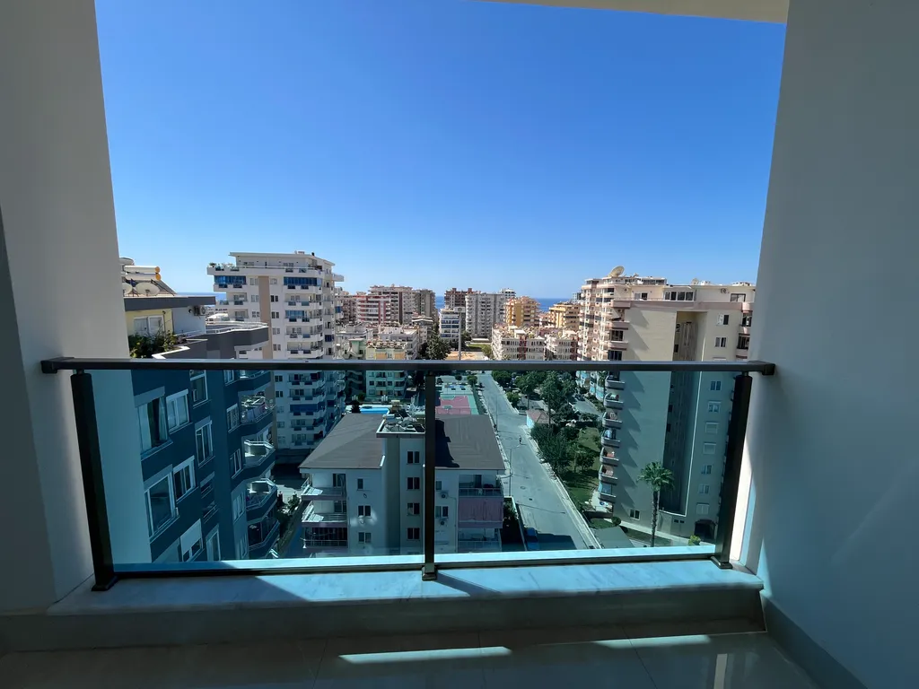 Просторная 2-этажная квартира с видом на море 10 минут от пляжа