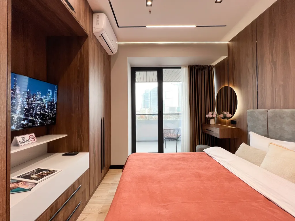 Квартира Элегантная студия с панорамным видом на Ташкент Сити — аренда посуточно в Ташкент