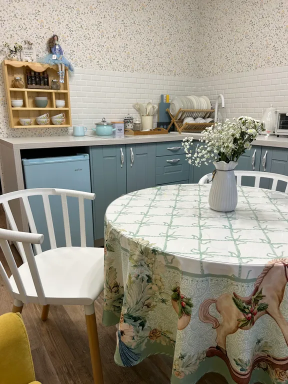 Уютная однокомнатная квартира в новом доме в стиле прованс