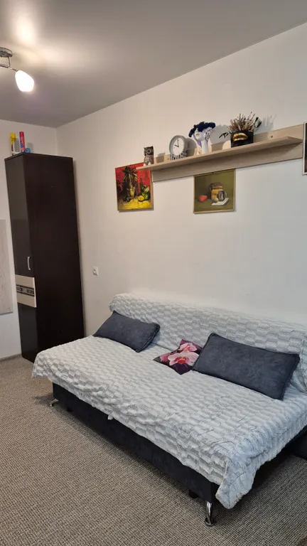 Уютная студия с видом на реку Иртыш