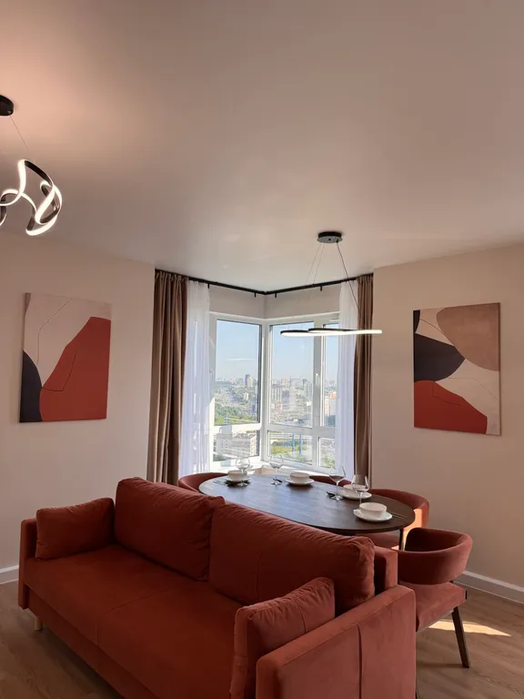 Квартира Евро-трёхкомнатная квартира с потрясающим видом на город у метро Аминьевская — Москва