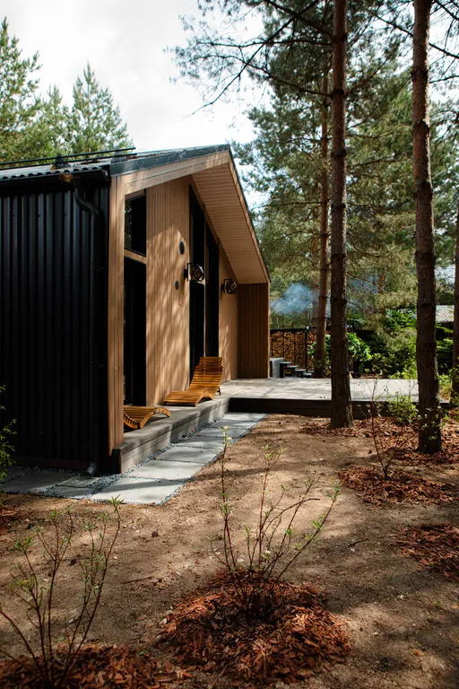 Шикарный дом с сауной и горячим чаном