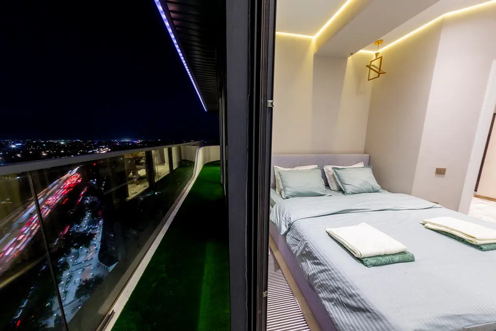 NRG U Tower, квартира с панорамным видом на Tashkent city 25 этаж