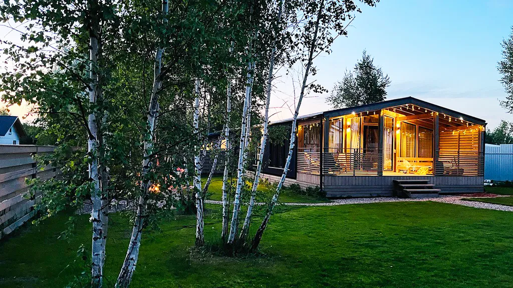 Уютный барнхаус в скандинавском стиле у горнолыжного курорта Сорочаны