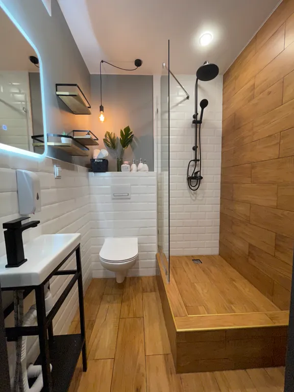 Дизайнерская сканди-студия от Vitamia art в новом ЖК комфорт-класса