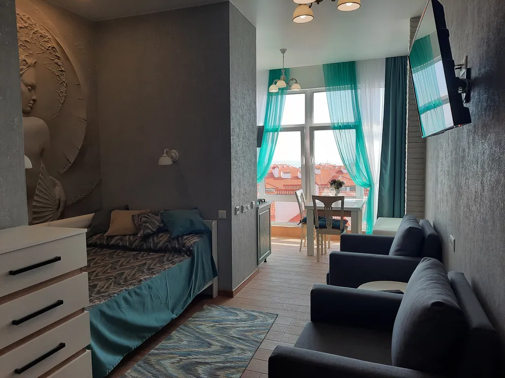 Квартира Квартира Студия с видом на море — Геленджик