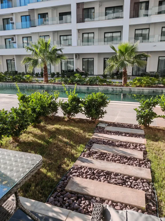 Квартира 2+1 duрlех в Azura World c видом на бассейн и аквапарком