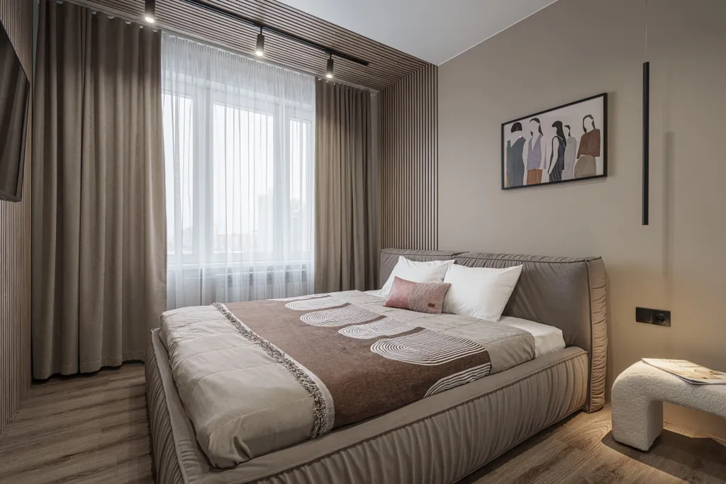 Уютная квартира Кашемир с шикарным видом на город