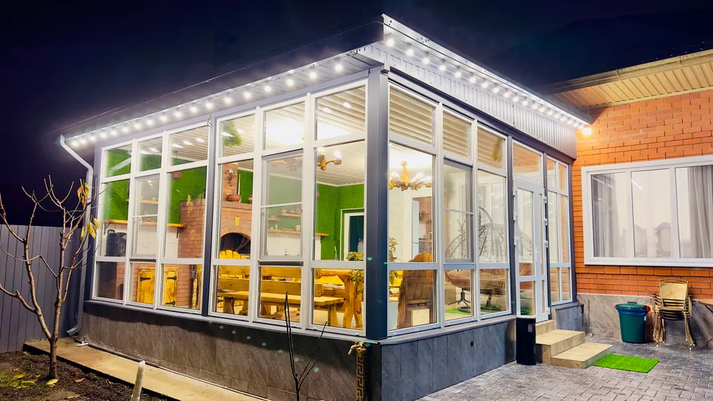 Уютный гостевой дом со своей теплой беседкой