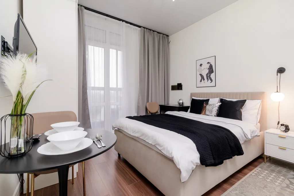 Квартира Cтильная cтудия у метро Прокшино — аренда посуточно в Коммунарка