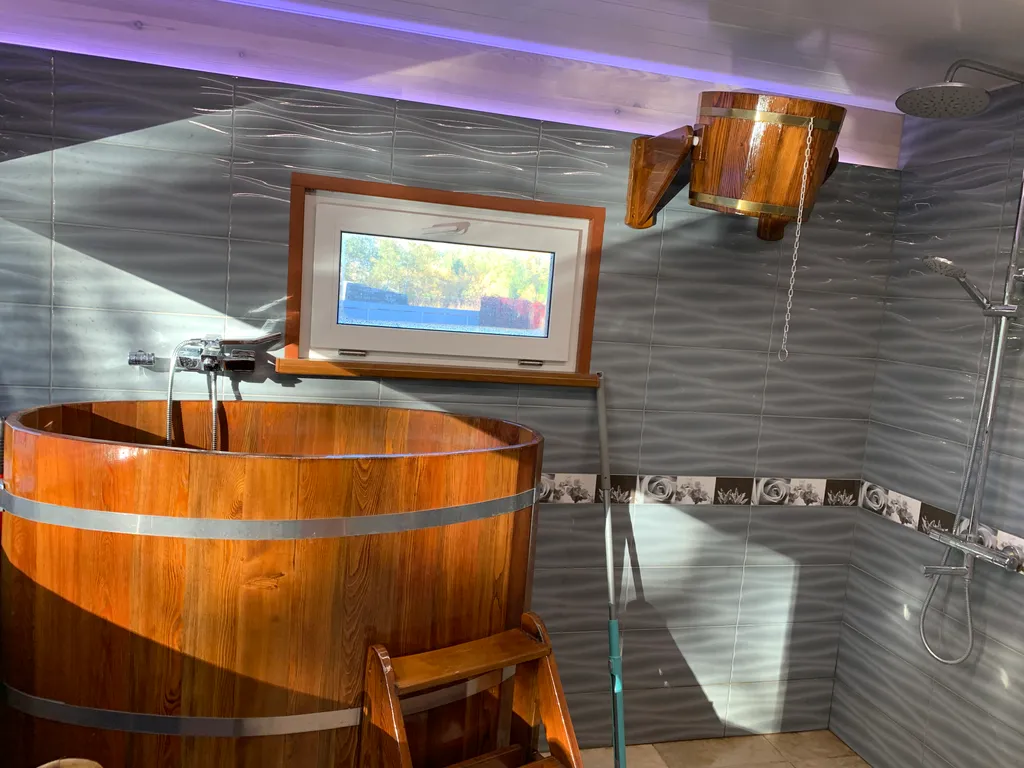 Коттедж Дом с баней в глемпинге Байкал — Павловский Посад