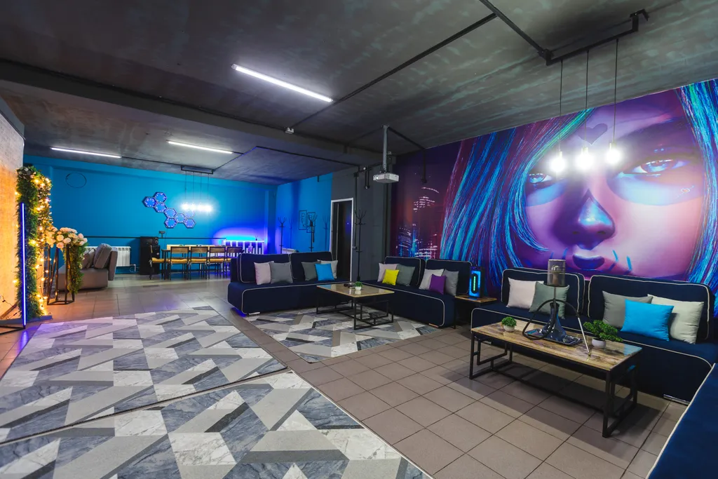 Квартира в стиле Лофт с караоке для дня рождения