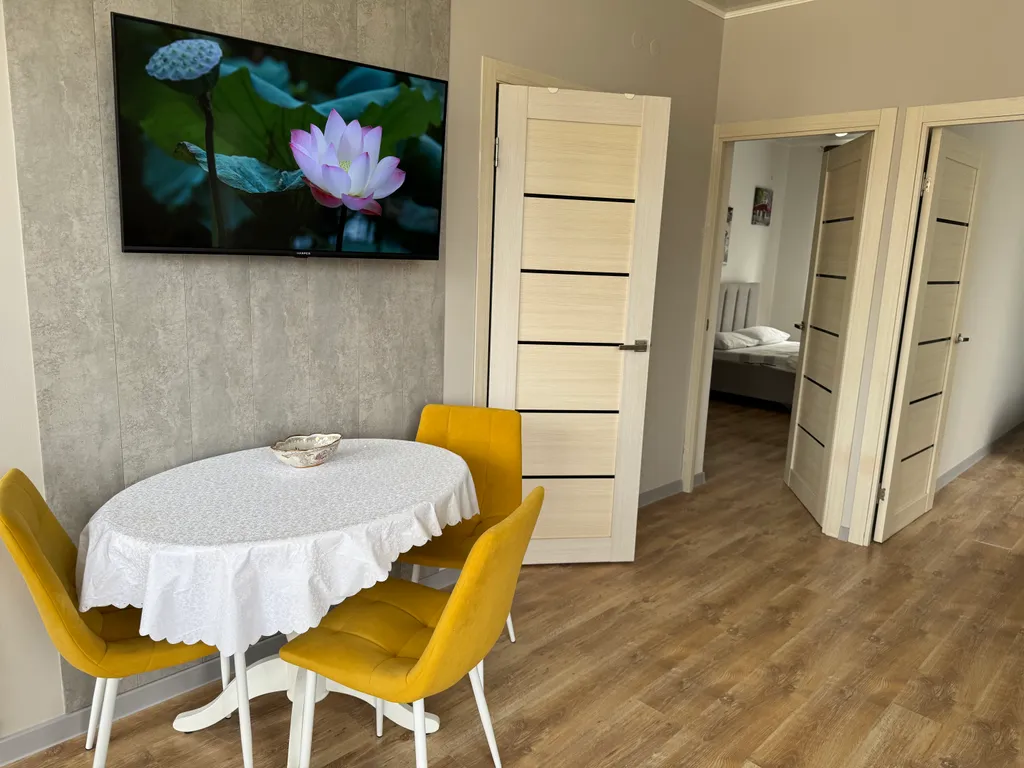 Просторная квартира с балконом