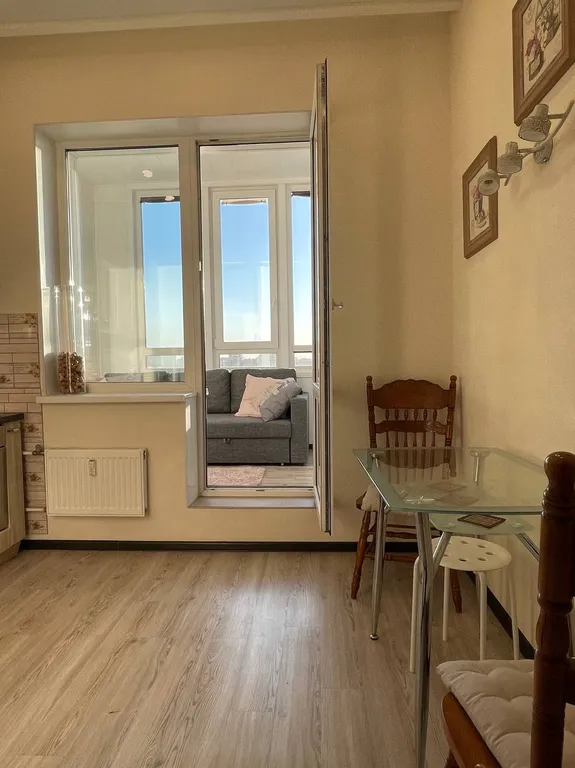 Однокомнатная квартира с большим балконом