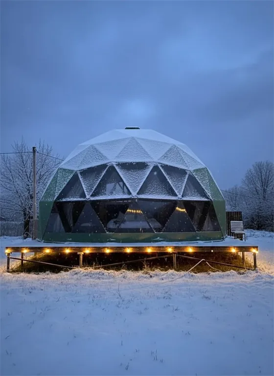 Коттедж Геокупол с панорамным окном — аренда посуточно в Заокский