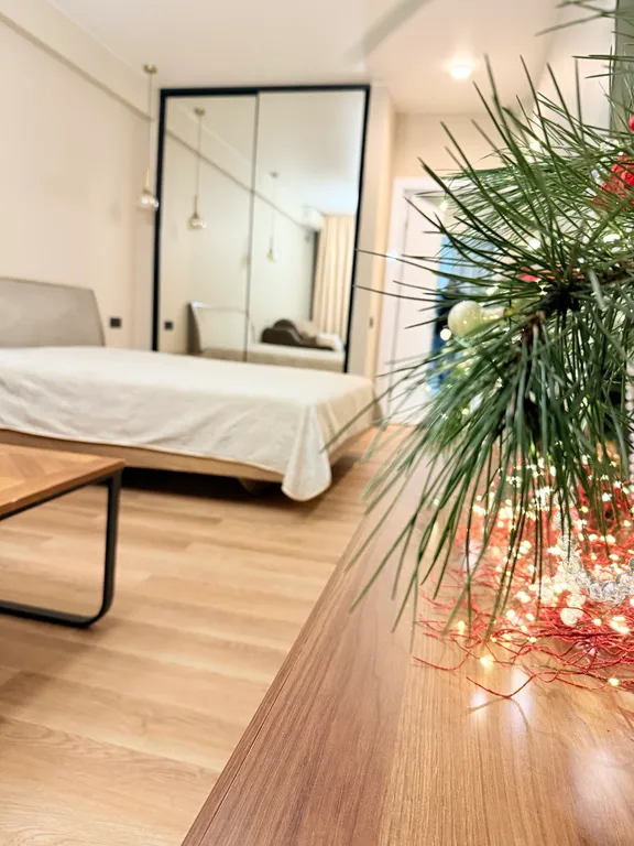 Новый апартамент с видом на казино и горы