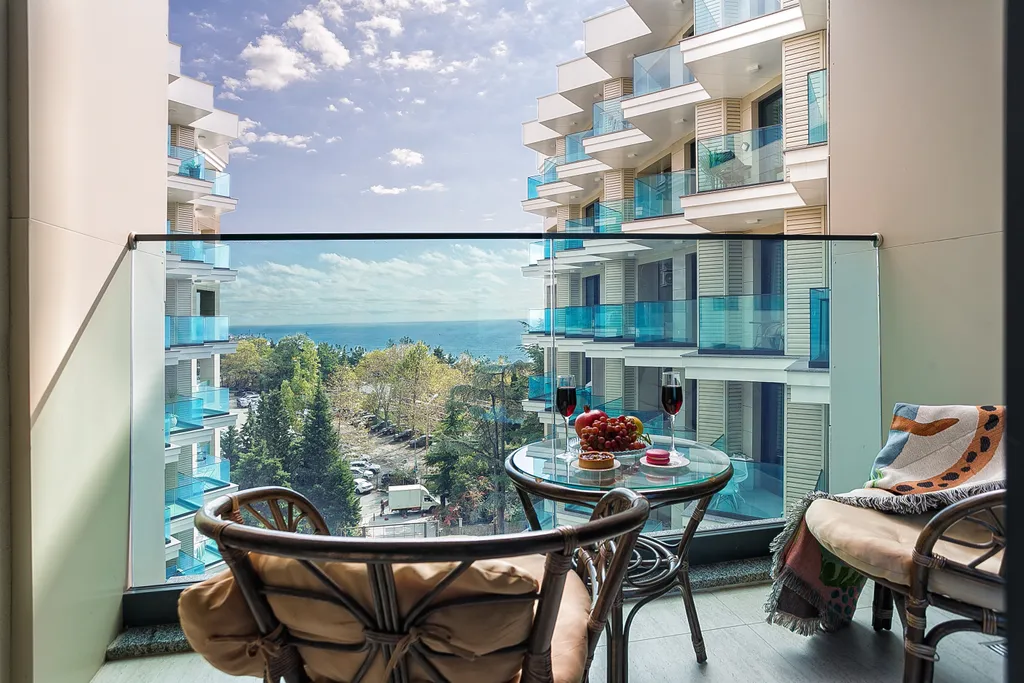 Апартаменты с видом на море в скай плаза