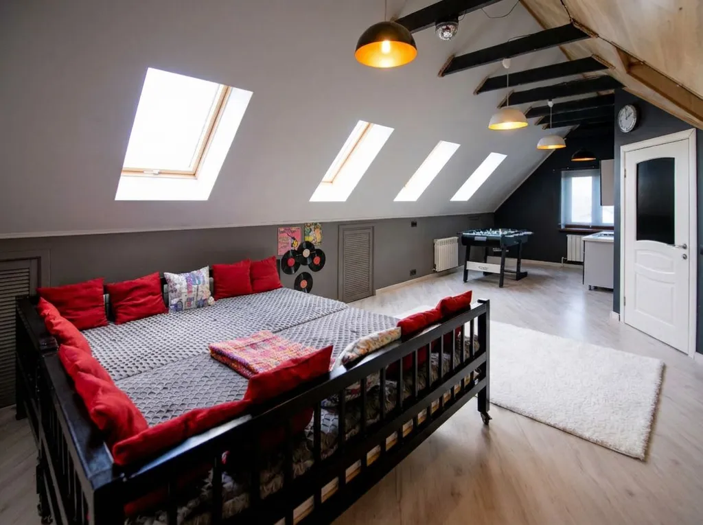 Культовый коттедж LoftCherdak, баня, чан, танцпол с пеной