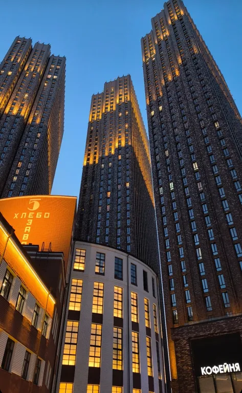Квартира Квартира Студия в небоскрёбе, центр — Москва