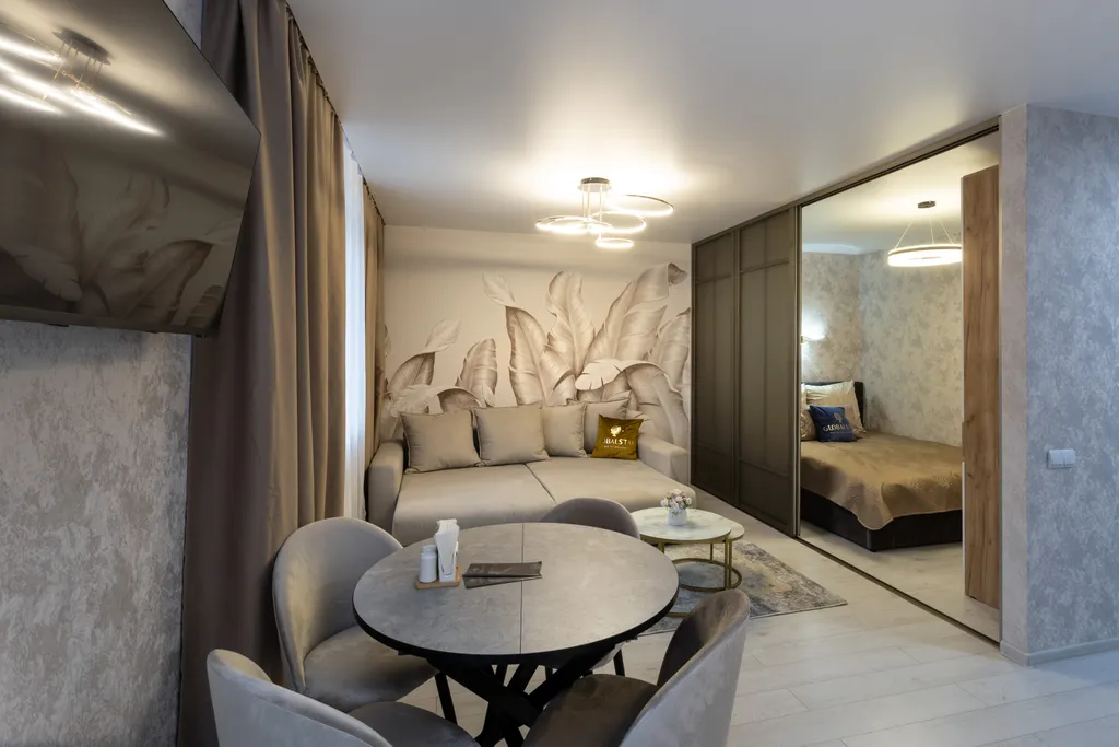 Новая 2-комнатная квартира с джакузи и сауной