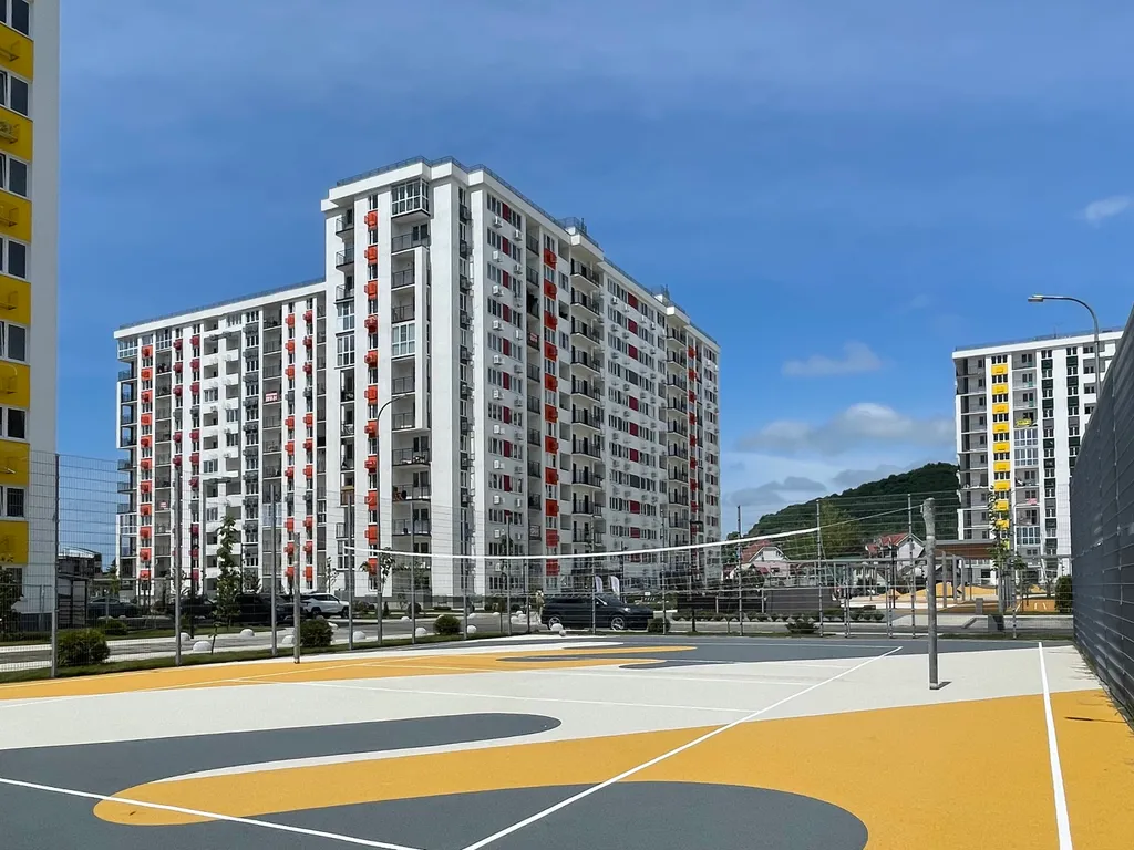 Квартира морент с яркими акцентами в ЖК Фрукты